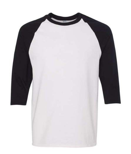 Gildan Unisex Heavy Cotton™ Raglan Three-Quarter Sleeve T-Shirt - 5700
