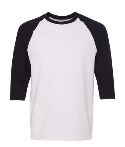 Gildan Unisex Heavy Cotton™ Raglan Three-Quarter Sleeve T-Shirt - 5700