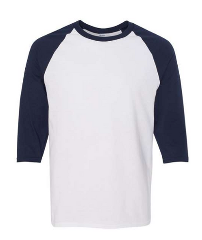 Gildan Unisex Heavy Cotton™ Raglan Three-Quarter Sleeve T-Shirt - 5700