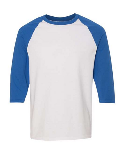 Gildan Unisex Heavy Cotton™ Raglan Three-Quarter Sleeve T-Shirt - 5700