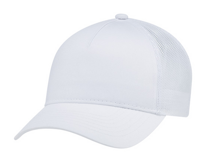 AJM International Polycotton / Polyester Mesh Cap - 5970L