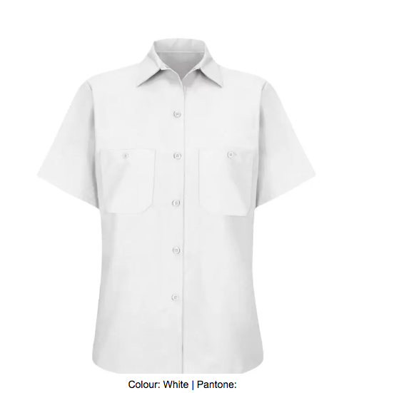 RED KAP® INDUSTRIAL SHORT SLEEVE LADIES' WORK SHIRT - SP23