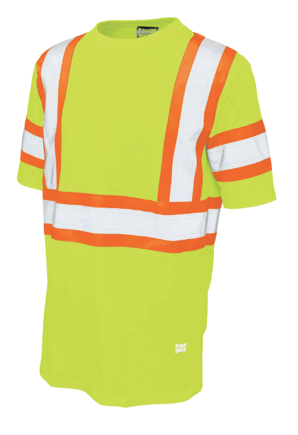 TOUGH DUCK COTTON JERSEY SHORT-SLEEVE SAFETY T-SHIRT - ST11