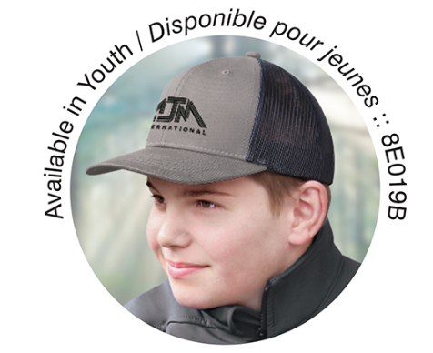 AJM International Deluxe Chino Twill / Polyester Mesh Cap - 8E019M