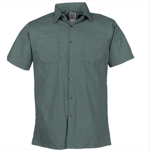 BIG BILL® Lightweight Poplin Short-Sleeve Industrial Work Shirt - 130